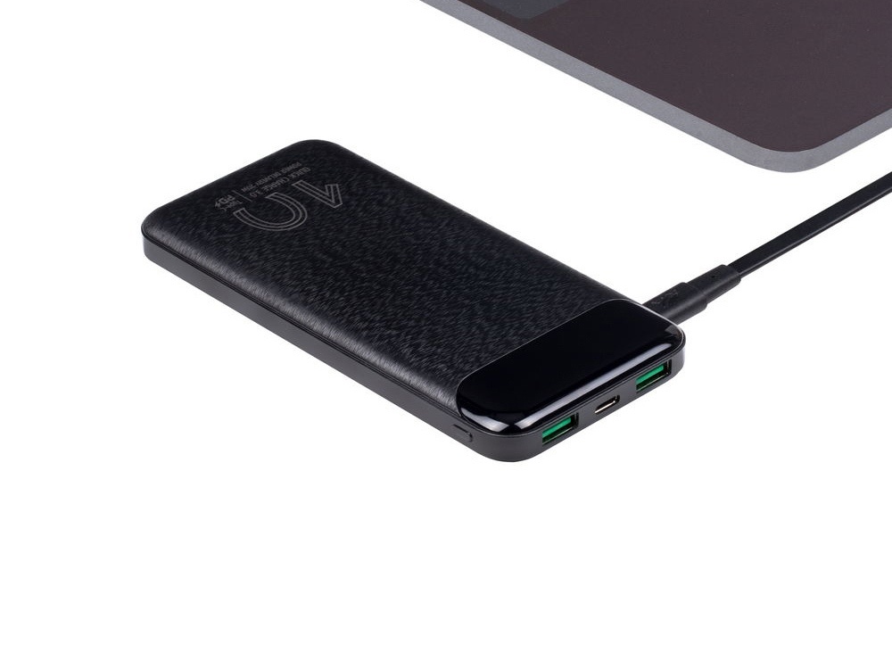 Внешний аккумулятор с дисплеем, 10000 mAh