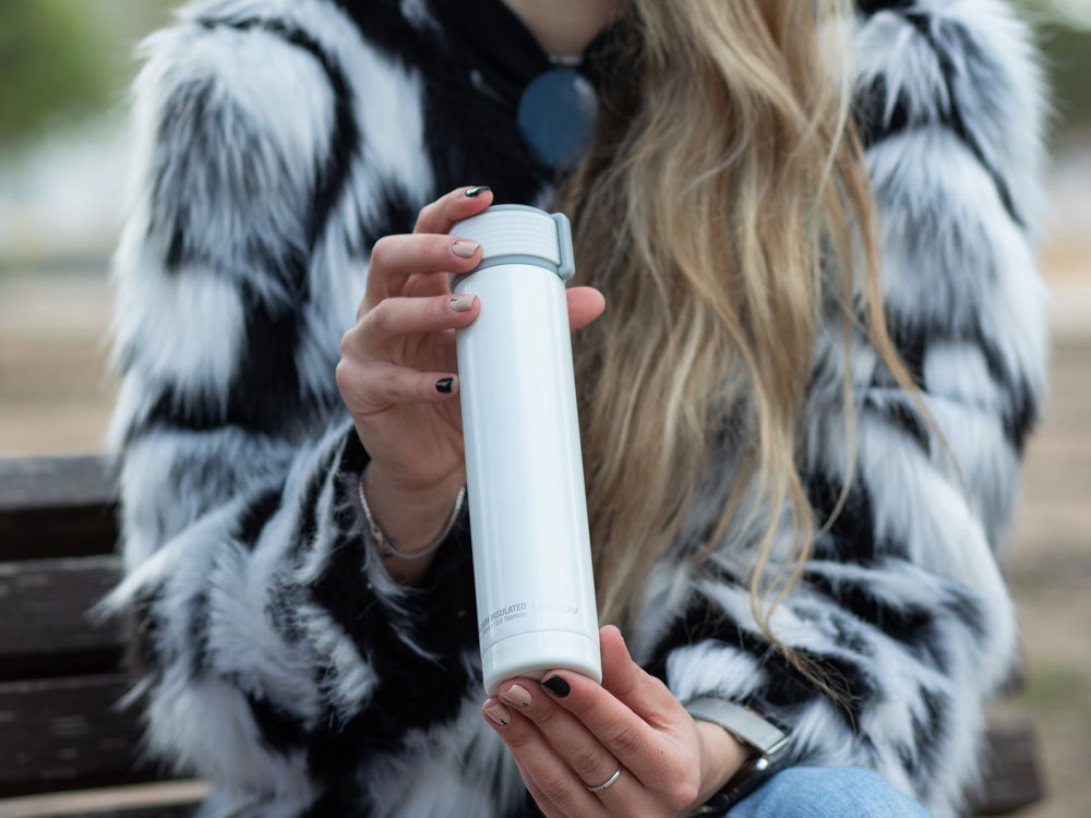 Вакуумный термос с петелькой SKINNY MINI, 230 мл