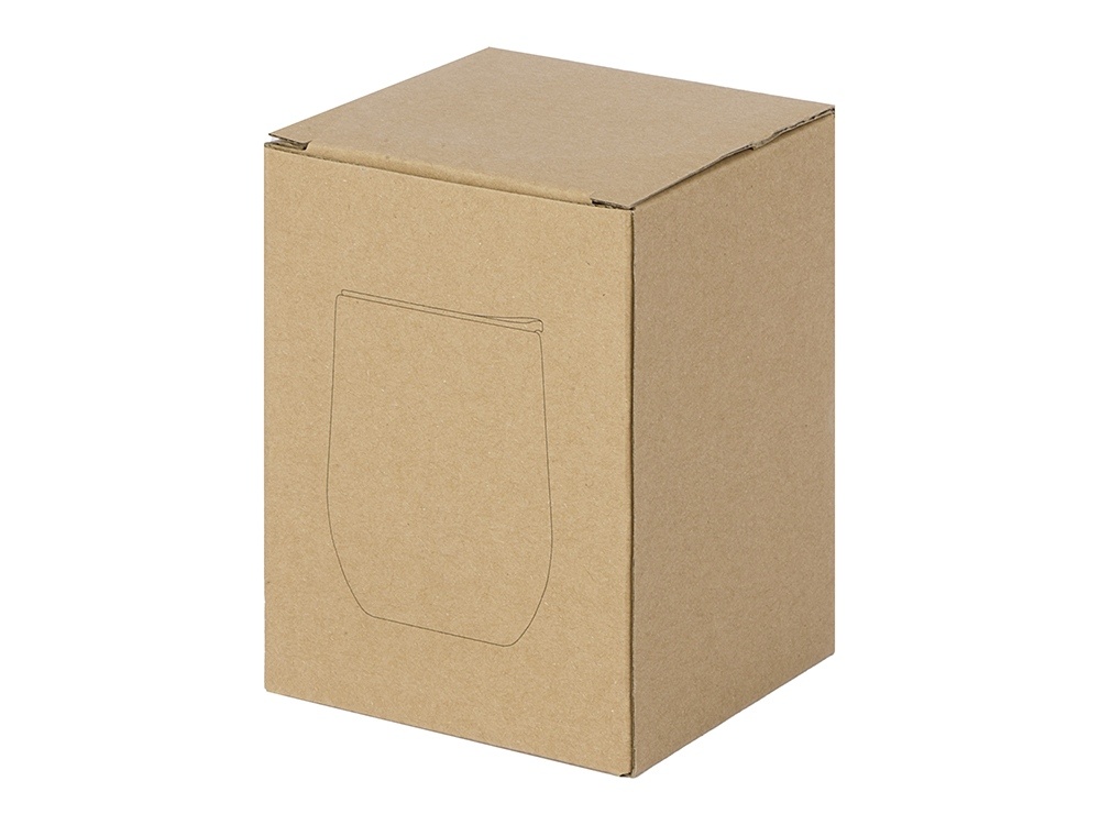 Вакуумная термокружка Sense, непротекаемая крышка, крафтовая упаковка