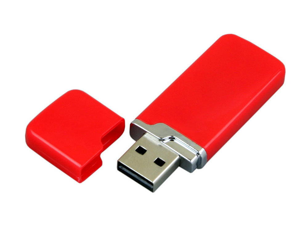 Флеш-накопитель USB 2.0 объемом 8 ГБ с уникальным колпачком