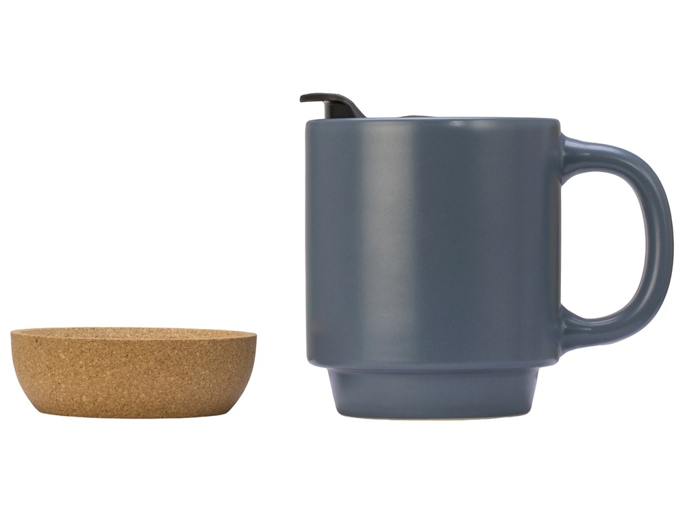 Кружка с пробковым дном и крышкой Denpasar