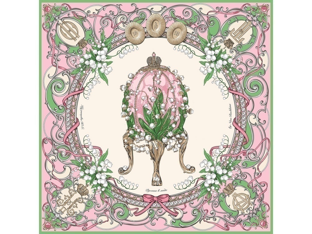 Набор: платок Царевна Лебедь и свеча Вдохновение