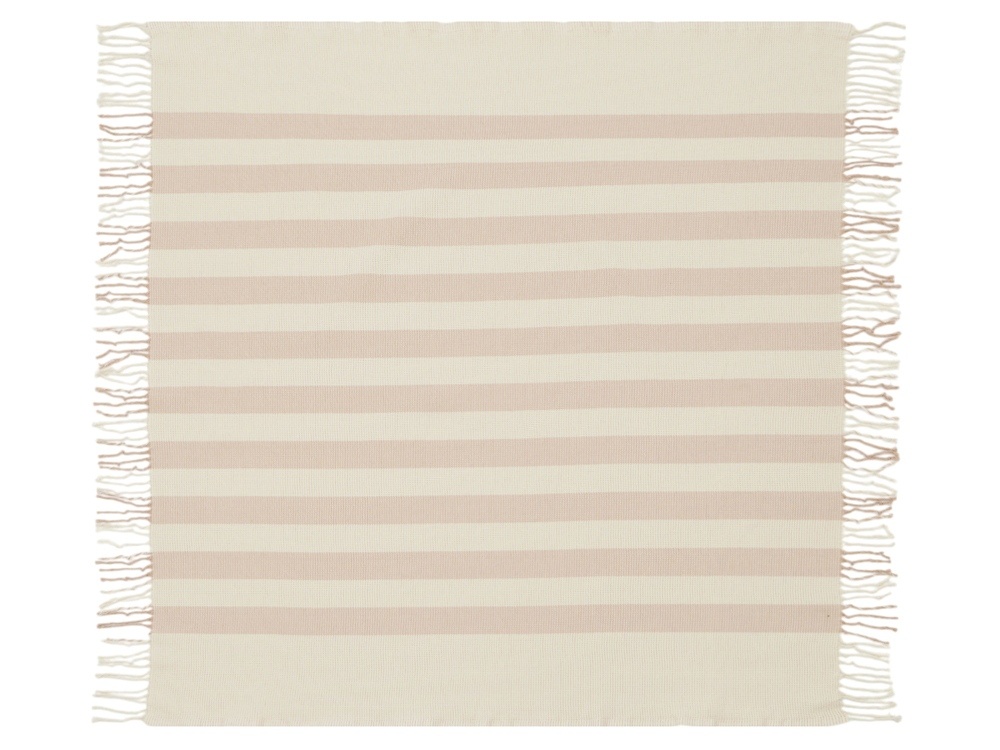 Плед Reglet из хлопка с бахромой