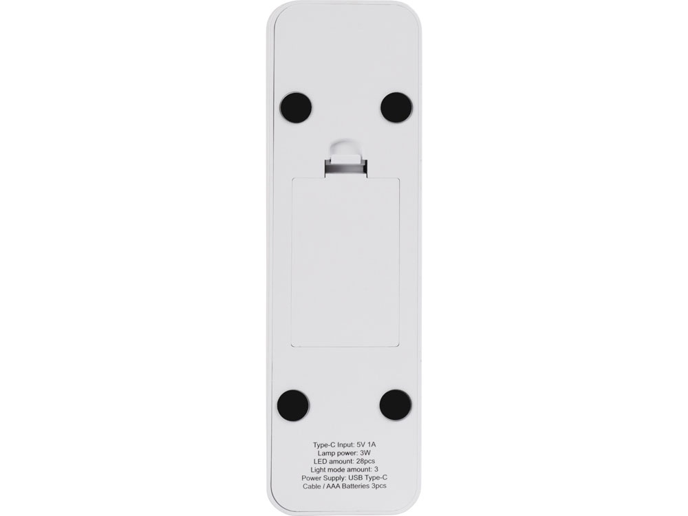 Складывающая настольная лампа с подставкой для телефона Stack N, 3 Вт