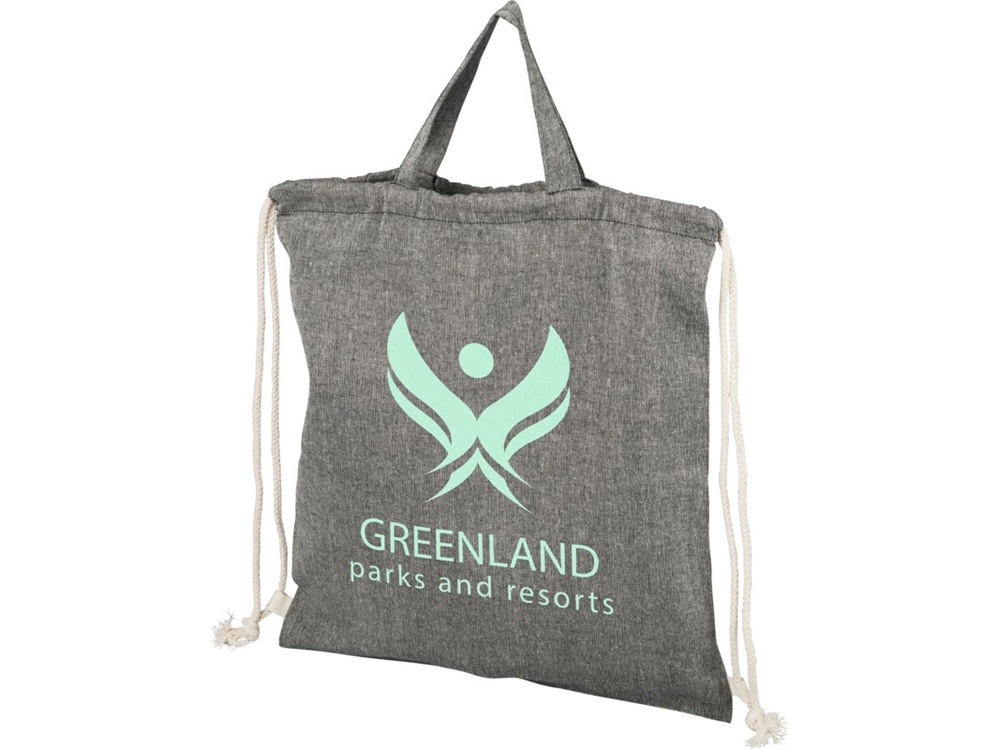 Сумка-рюкзак Pheebs из переработанного хлопка, 150 г/м²