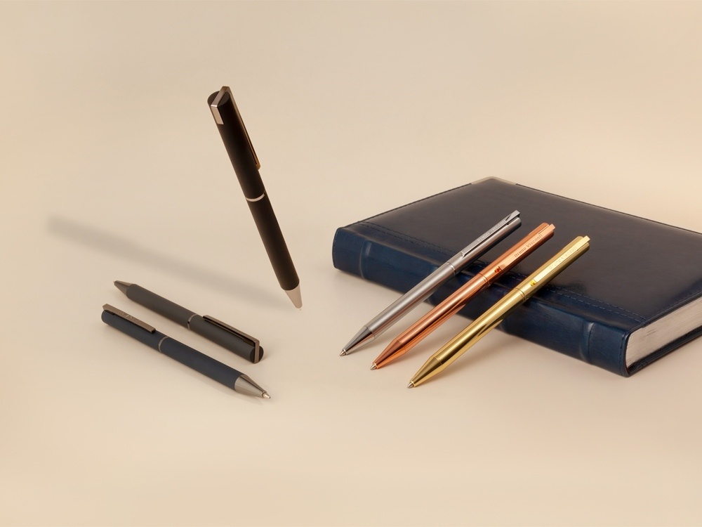 Ручка металлическая шариковая Bergamo