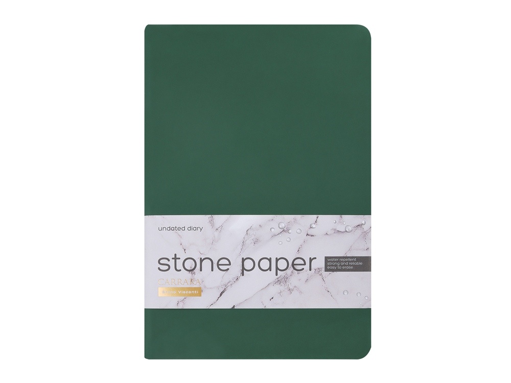 Ежедневник с каменной бумагой недатированный А5 Carrara