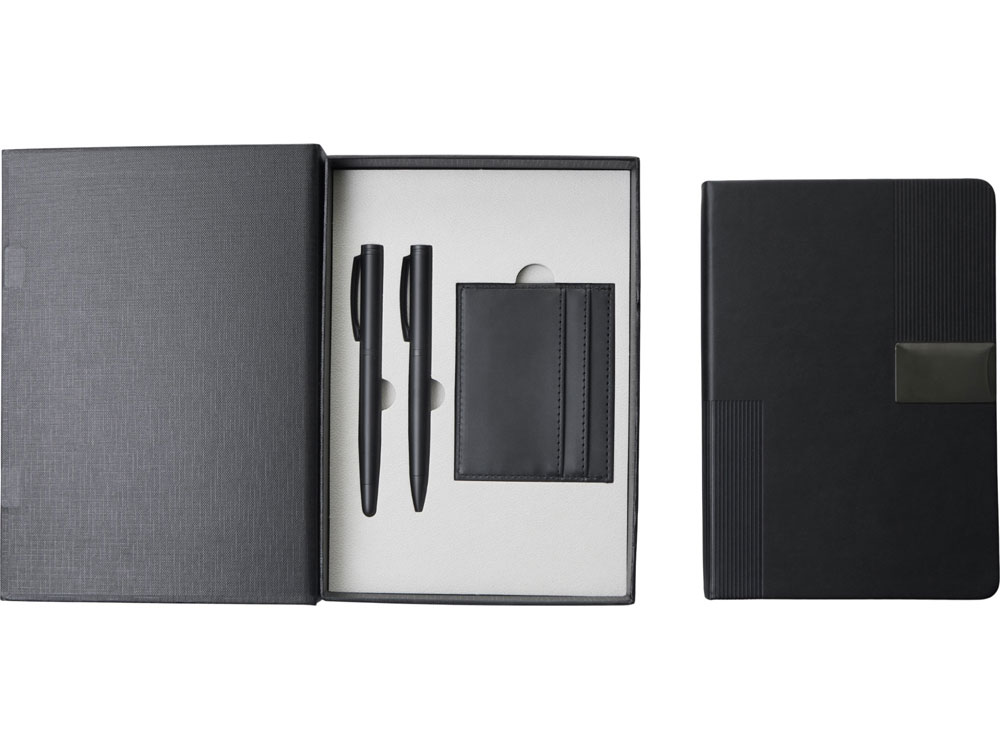 Подарочный набор Goethe с блокнотом А5, 2-мя ручками и картхолдером