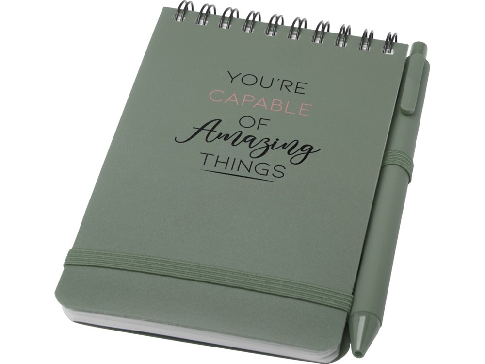 Блокнот А6 Thalaasa с шариковой ручкой