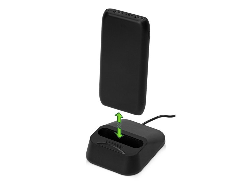 Беспроводное портативное зарядное устройство с зарядной станцией UnIQ, 10000 mAh