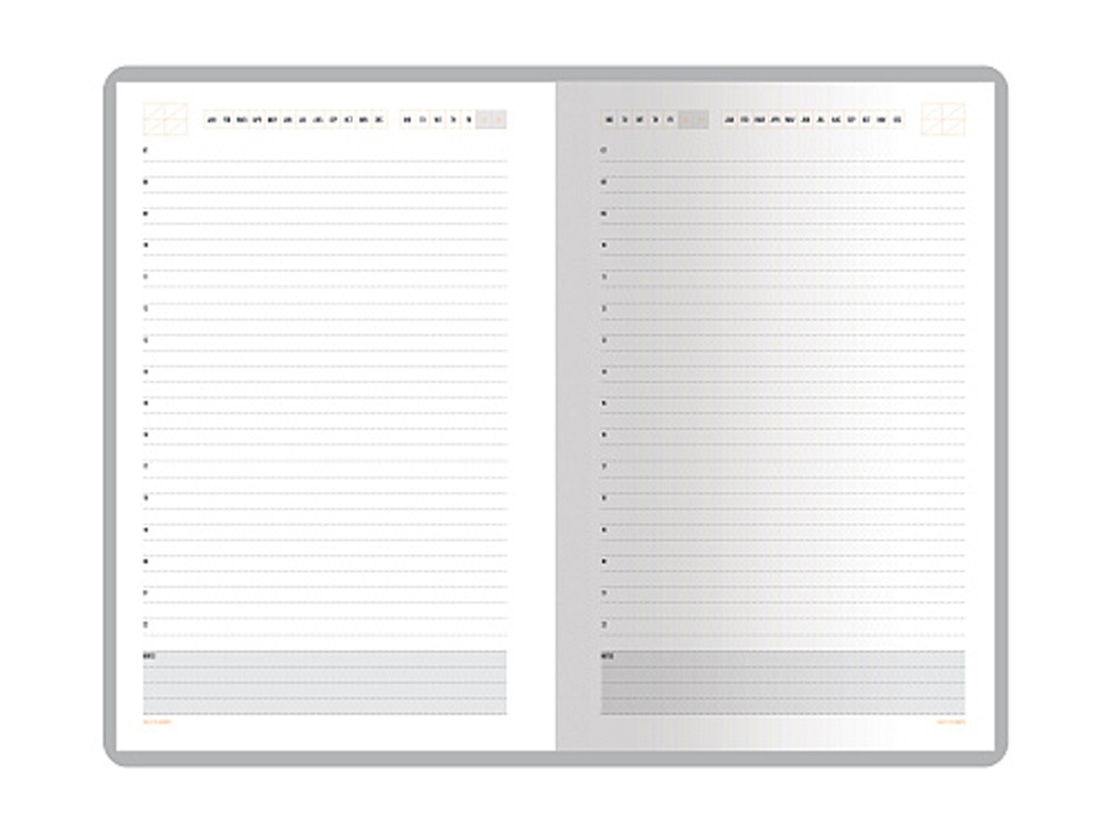 Ежедневник недатированный А5 Mercury