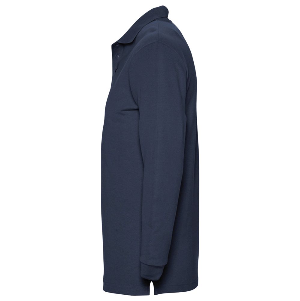 Рубашка поло мужская с длинным рукавом Winter II 210 ярко-зеленая