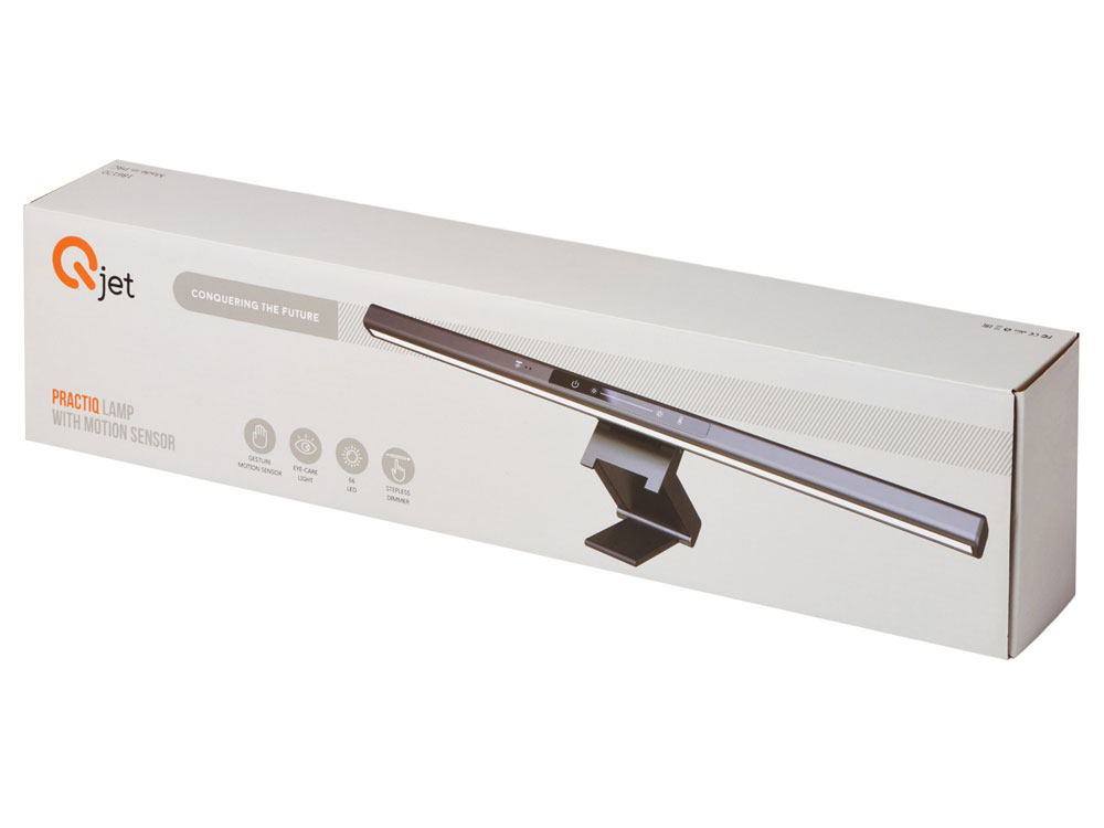 Лампа для монитора PractIQ с управлением жестами, 66 LED, металл