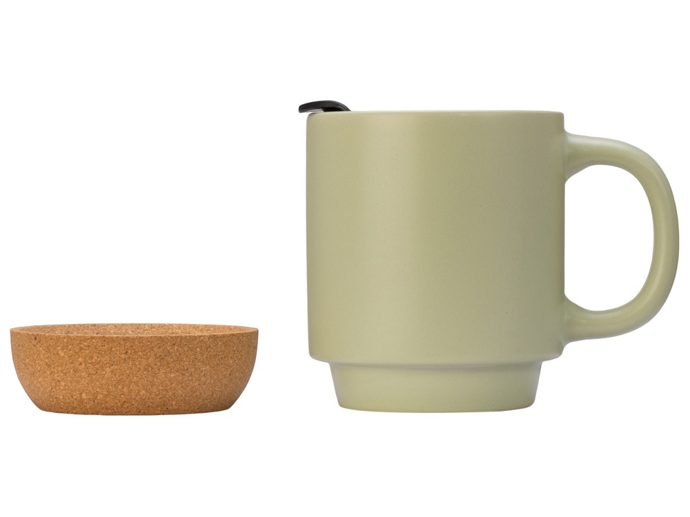 Кружка с пробковым дном и крышкой Denpasar