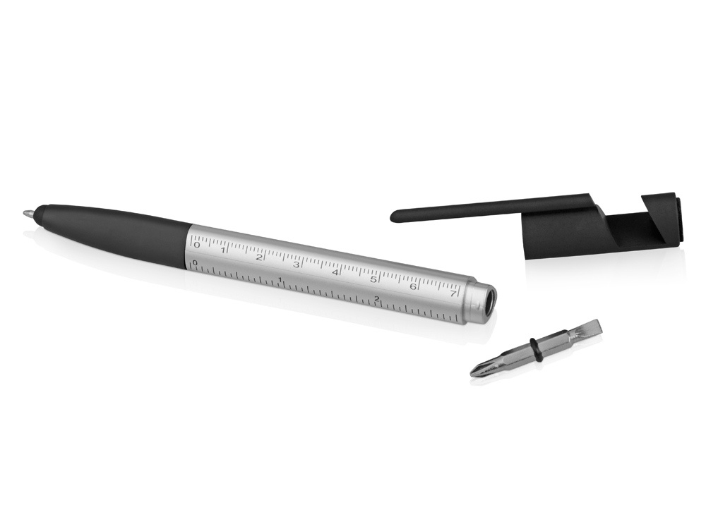 Ручка-стилус металлическая шариковая Multy