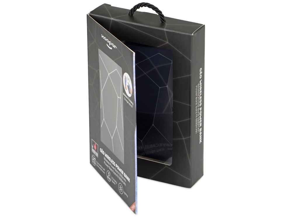 Портативное беспроводное зарядное устройство Geo Wireless, 5000 mAh