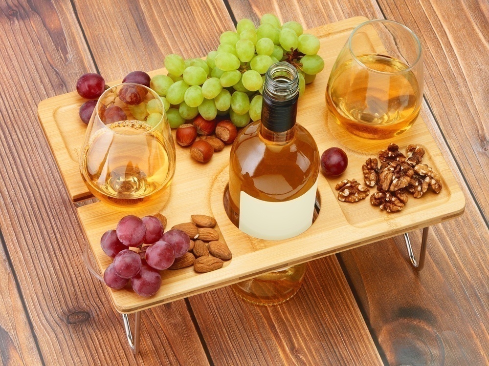 Столик бамбуковый на складных ножках Barolo