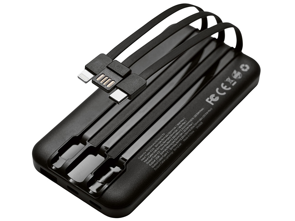 Подарочный набор Tesla с блокнотом А5, ручкой и пауэрбенком на 10 000 mAh