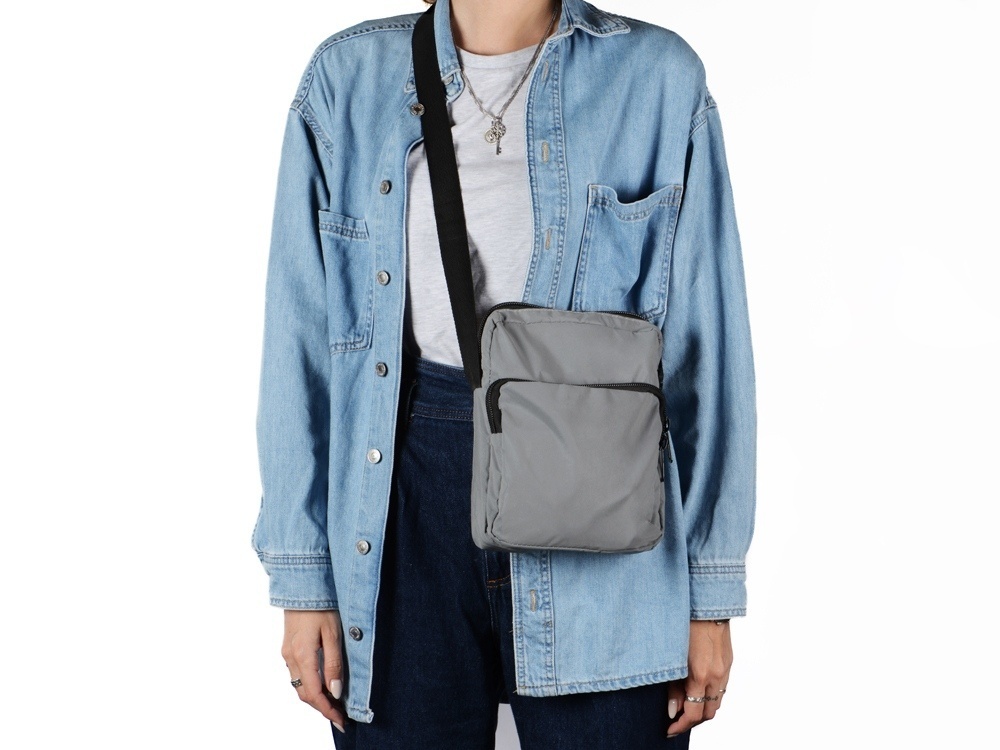 Сумка через плечо с отражающим эффектом и внутренним карманом Reflector