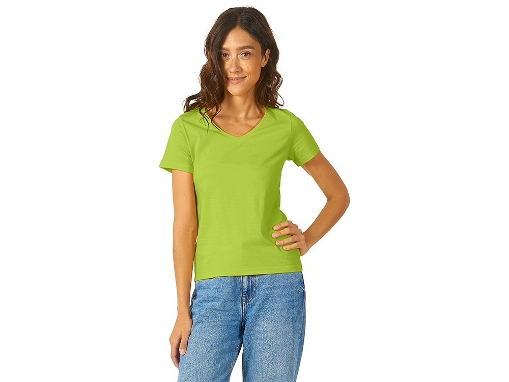 Футболка Heavy Super Club женская с V-образным вырезом