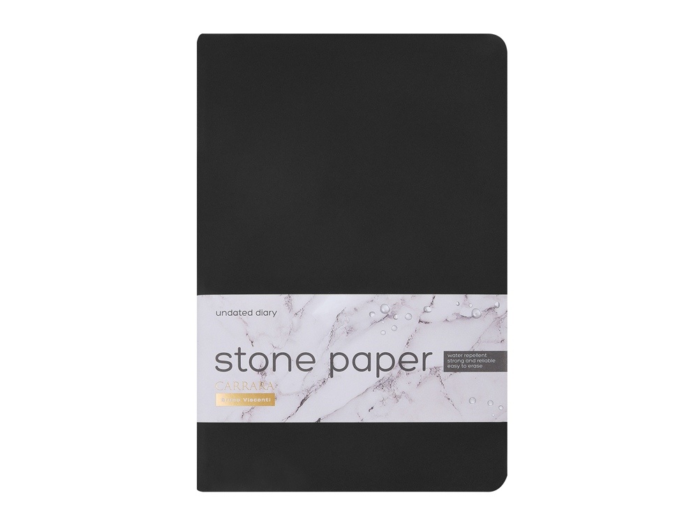 Ежедневник с каменной бумагой недатированный А5 Carrara