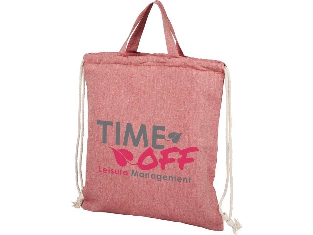 Сумка-рюкзак Pheebs из переработанного хлопка, 150 г/м²