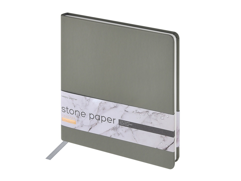 Еженедельник с каменной бумагой А5+ Carrara