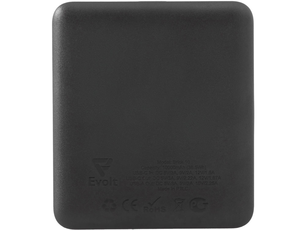 Внешний аккумулятор Brick 10 с быстрой зарядкой QC/PD, 10000 мАч
